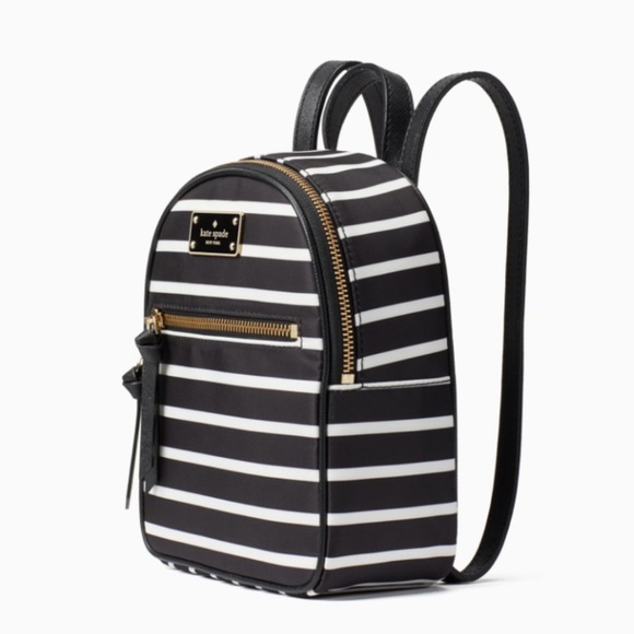 Kate Spade Mini Bradley Wilson Stripe Backpack Bag - Picture 2 of 7